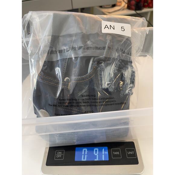 American Eagle Outfitters Hi Rise Shortie Distressed Jean Shorts Size Women's 0 - Picture 8 of 8